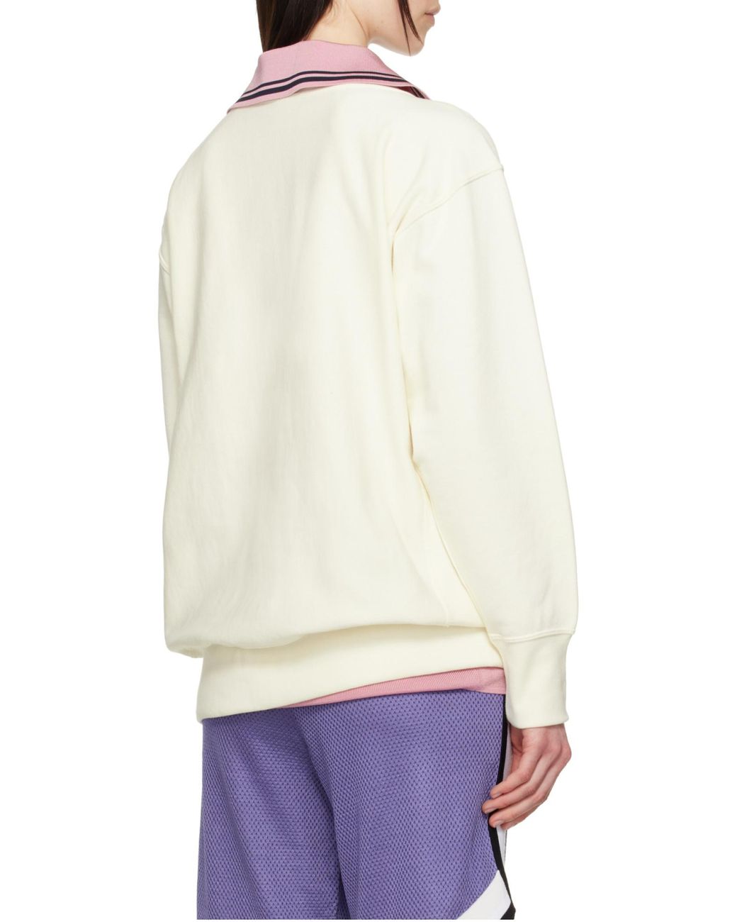 Undercover X Champion Logo Sweatshirt in White for Men | Lyst