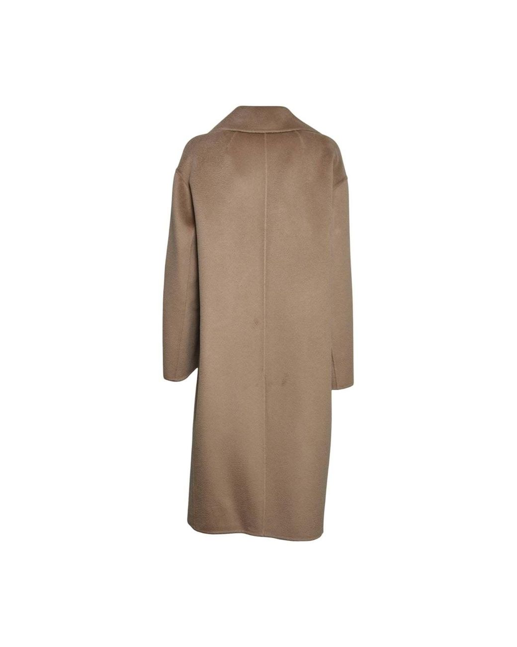 Max Mara Brown 'S Double-Breasted Coat