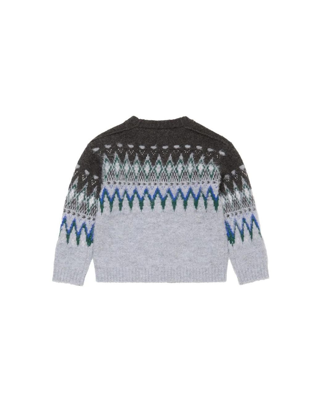 Acne Gray Crewneck Knitted Top