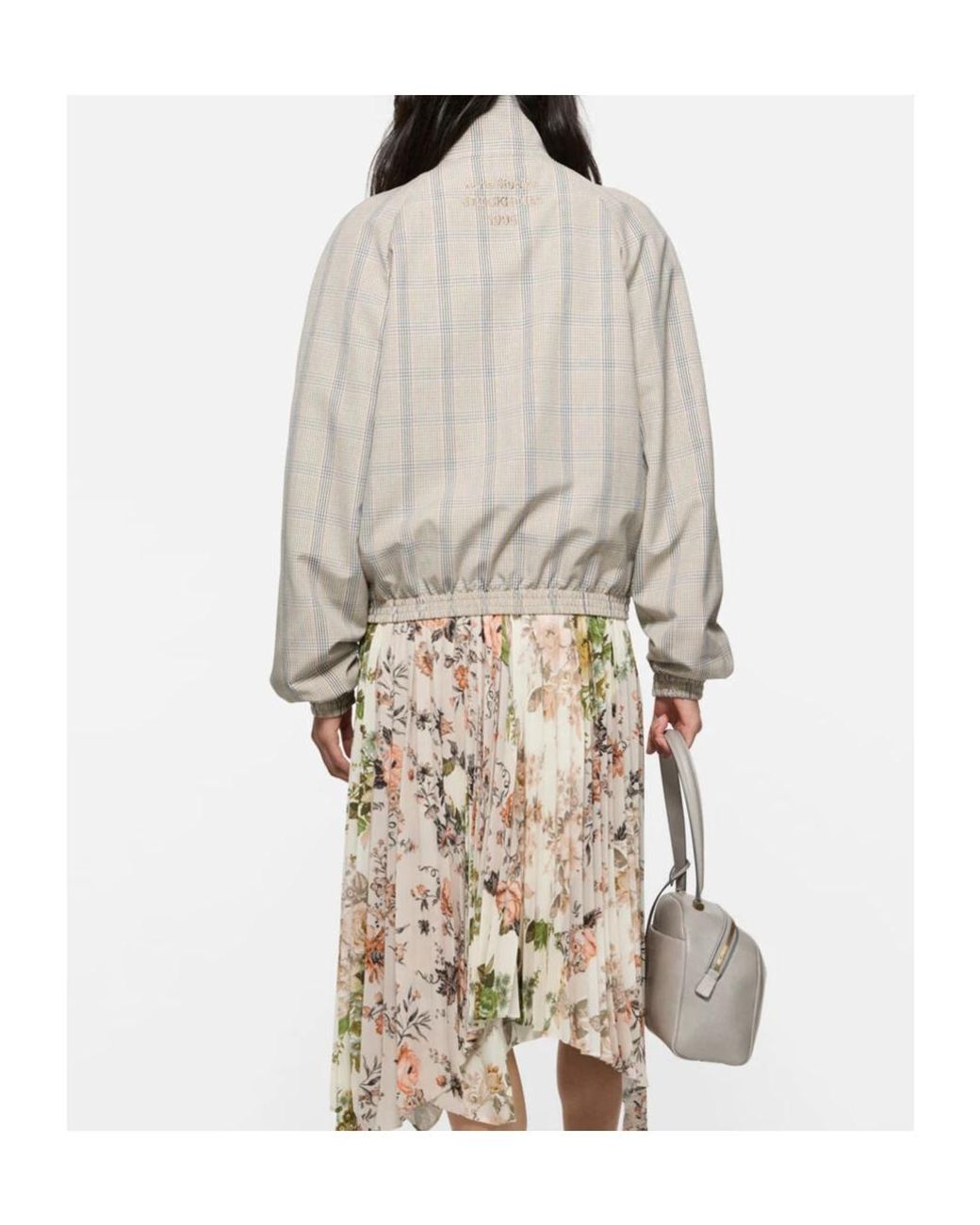 Acne Natural Lightweight Check Jacket