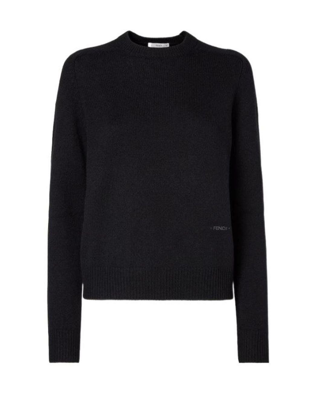 Fendi Black Cashmere Sweater