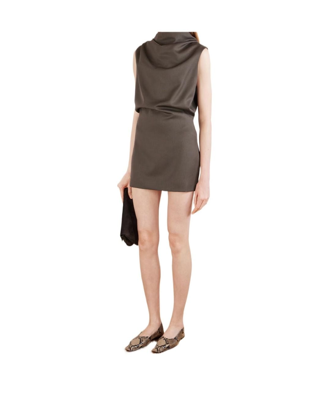Khaite Brown Astor Dress