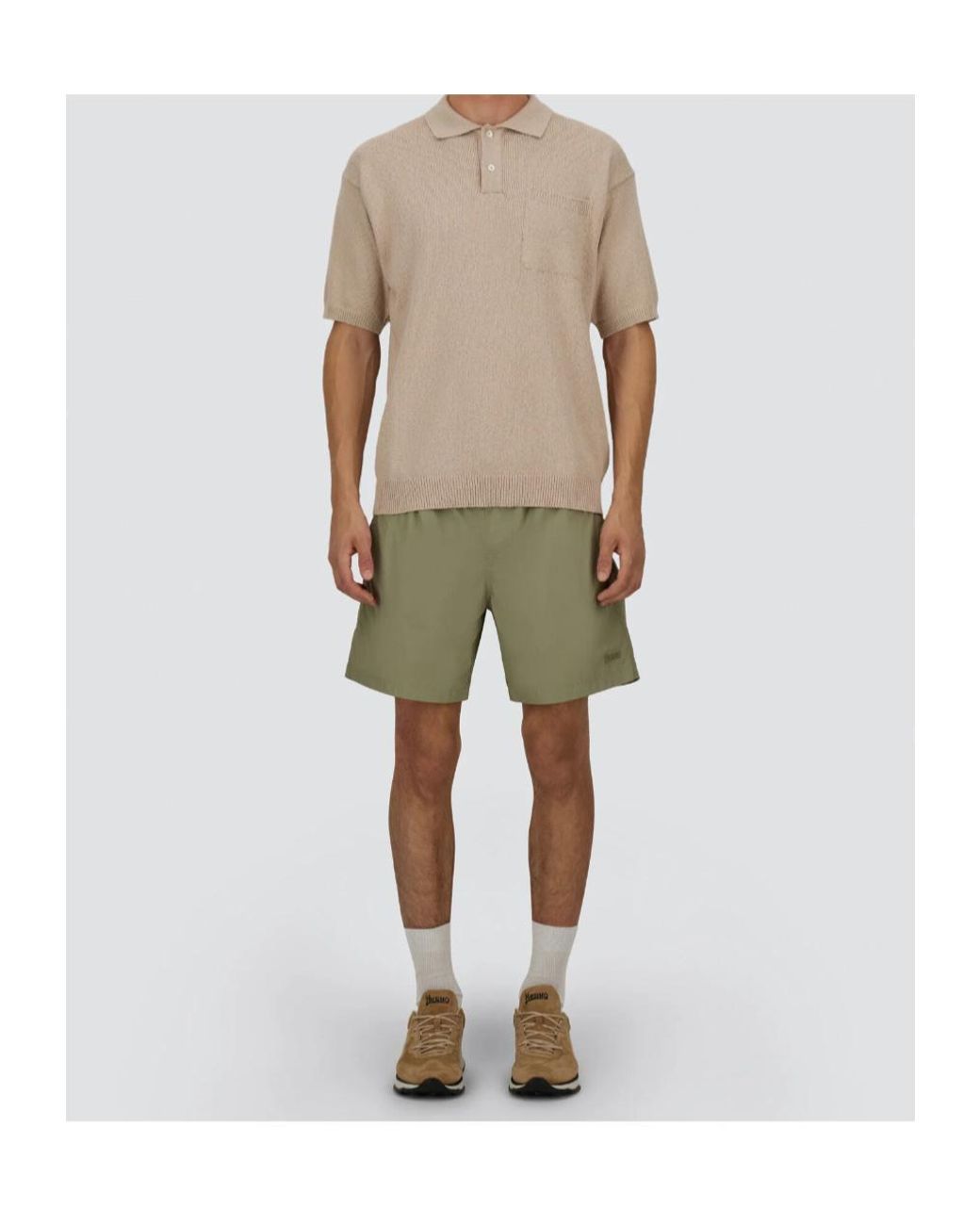 Herno Green Drawstring Swim Shorts for men