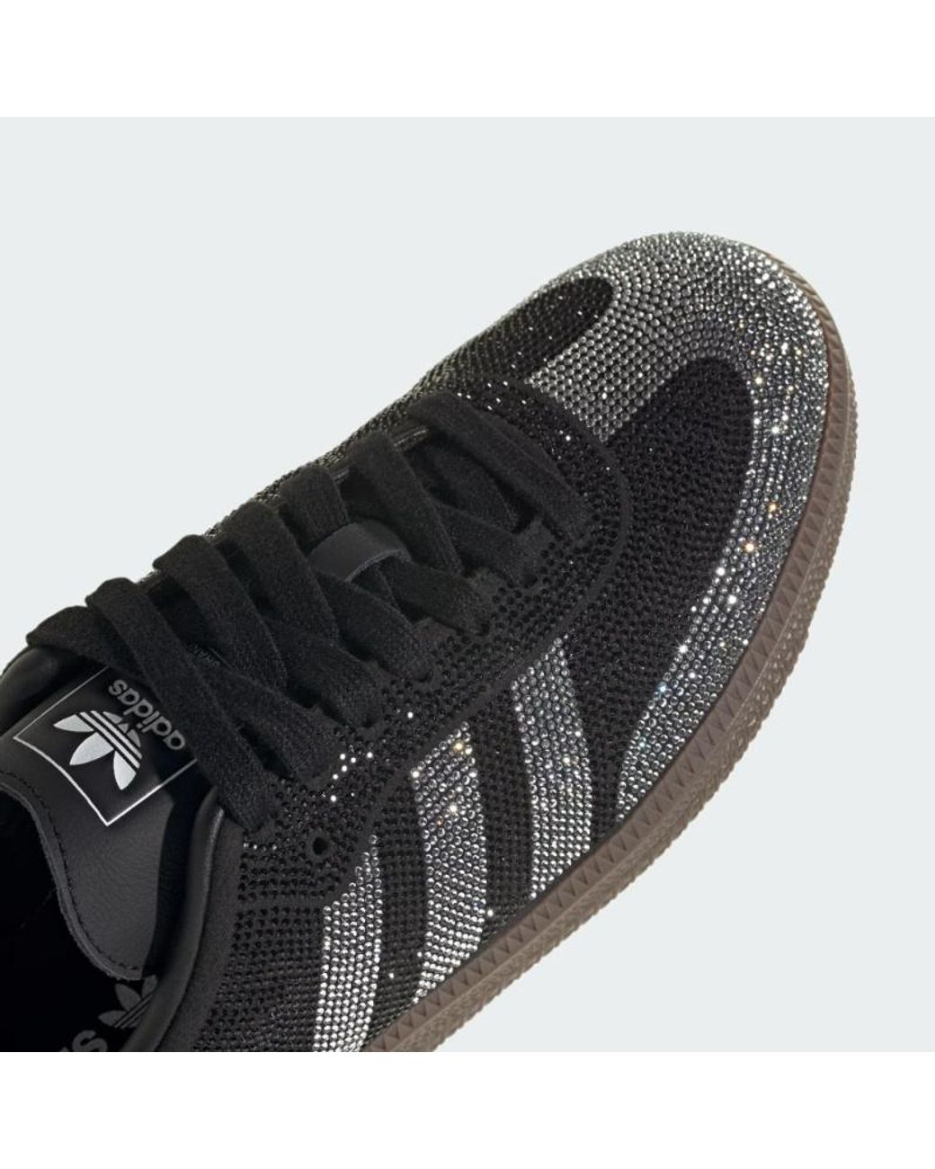 Adidas Originals Black Samba Og Embellished Low-Tops for men
