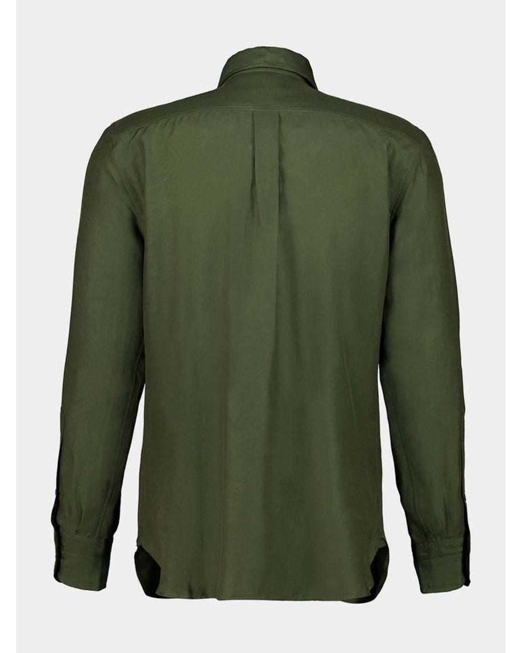 Tom Ford Green Long-Sleeved Shirt for men