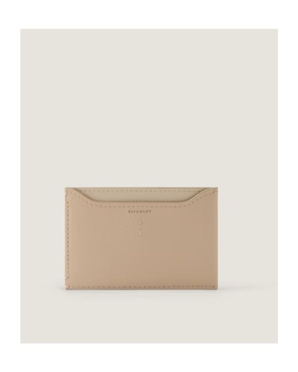 Givenchy Natural Logo Embossed Day Card Holder