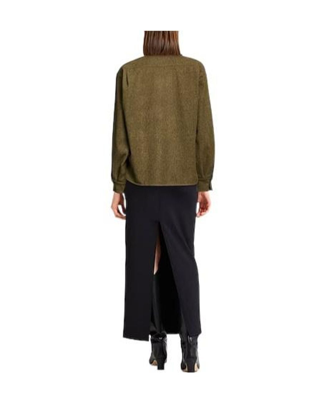 Max Mara Green Plain Colour Shirts