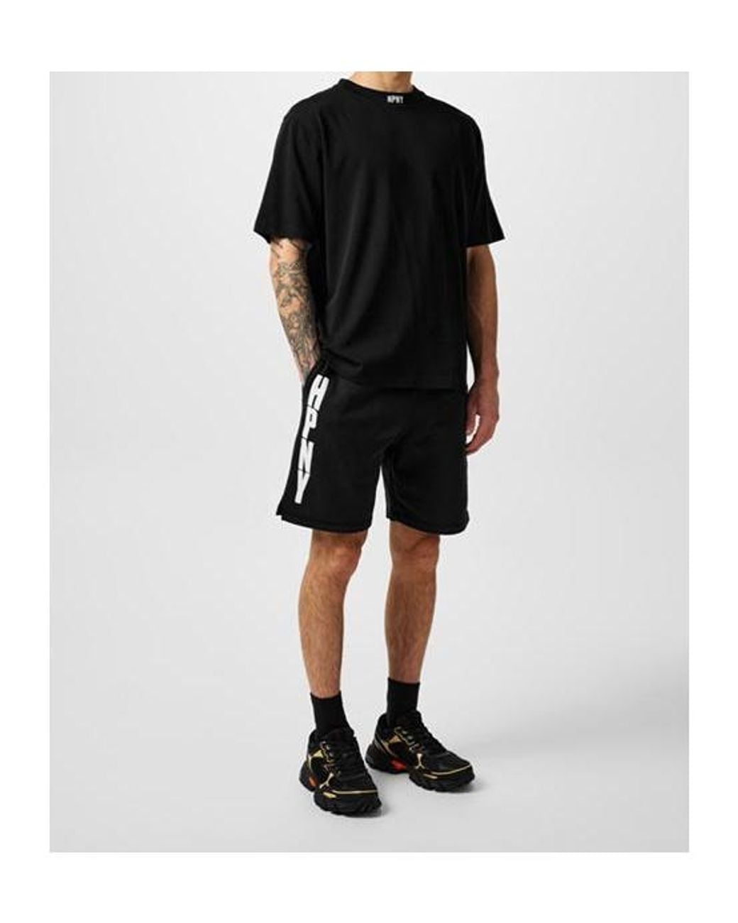 Heron Preston Black Short Sleeve T-Shirt for men