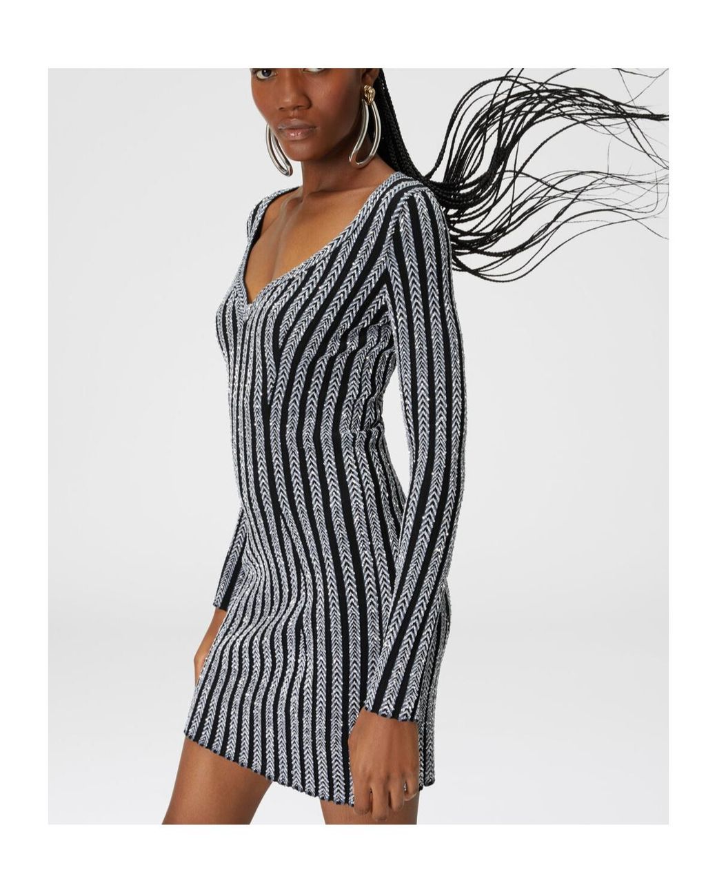Missoni Black Vertical Stripe Dress