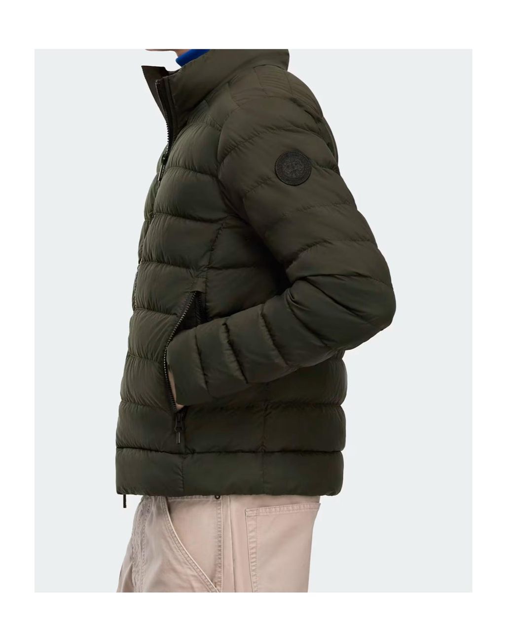 Canada Goose Black Crofton Quilted Jacket for men