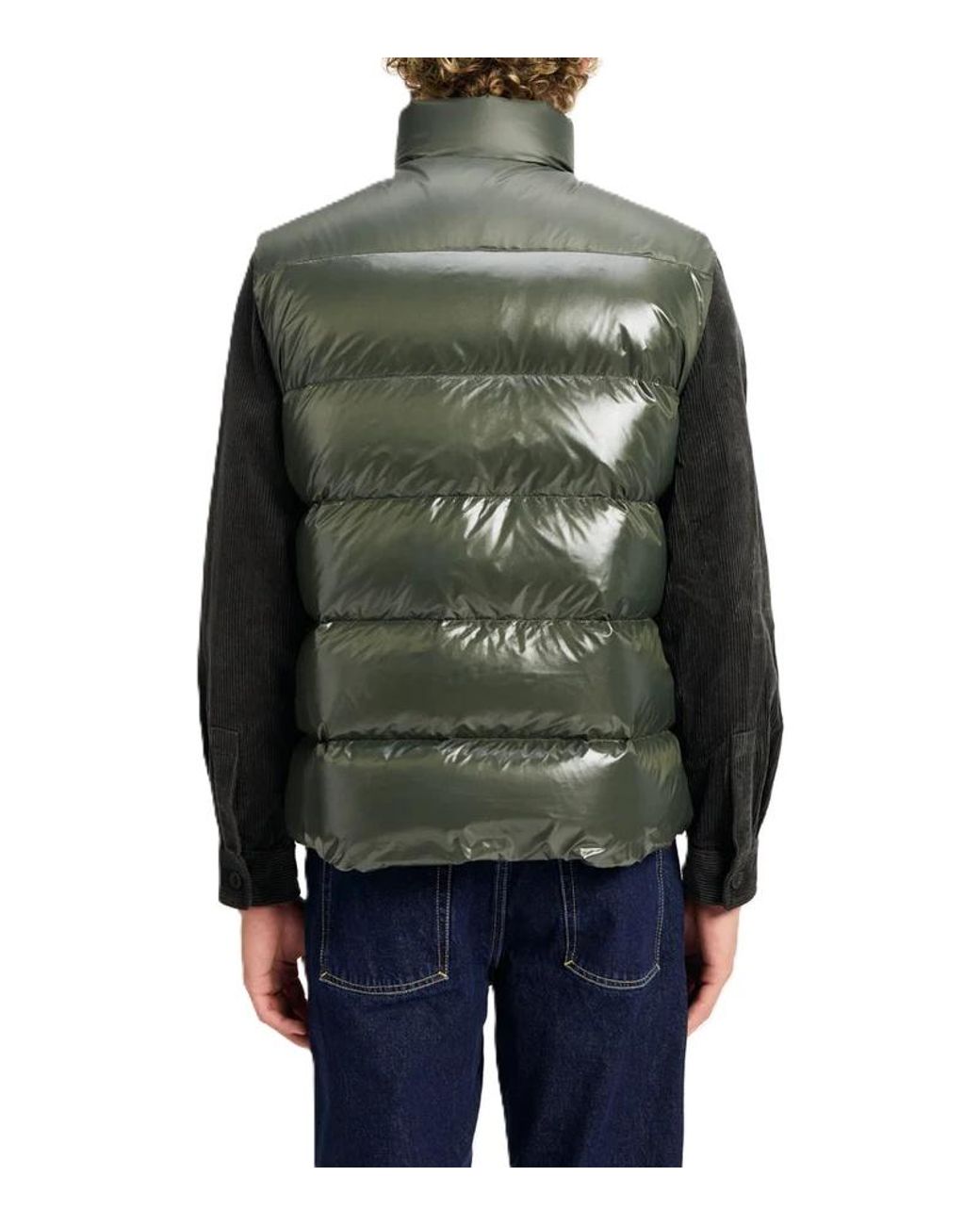 Pyrenex Green John Sleeveless Down Vest for men