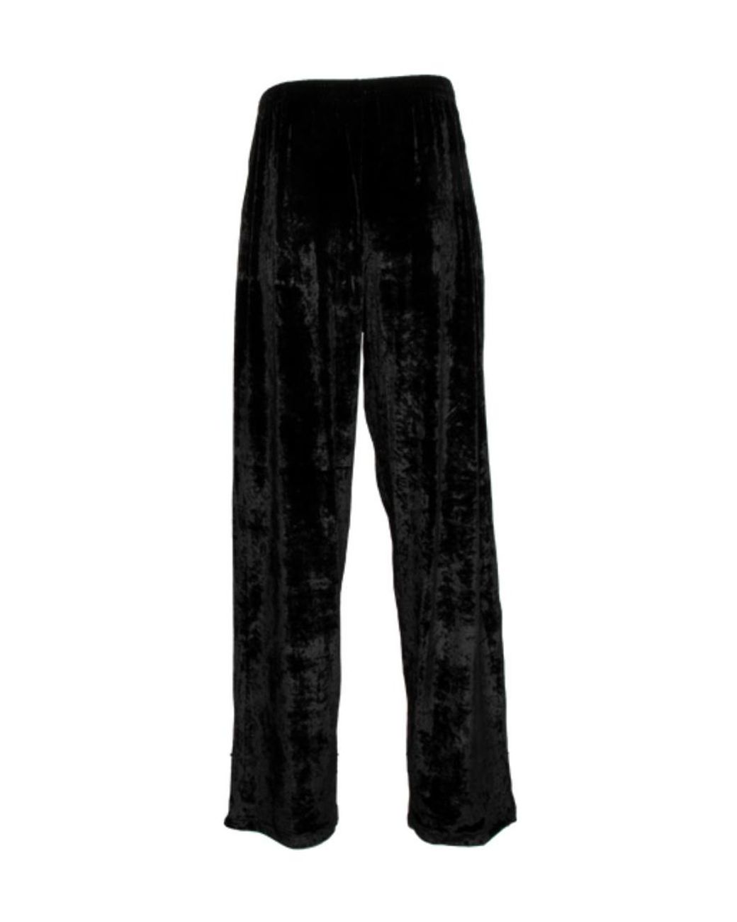 Balenciaga Black Elastic Waist Casual Pants for men