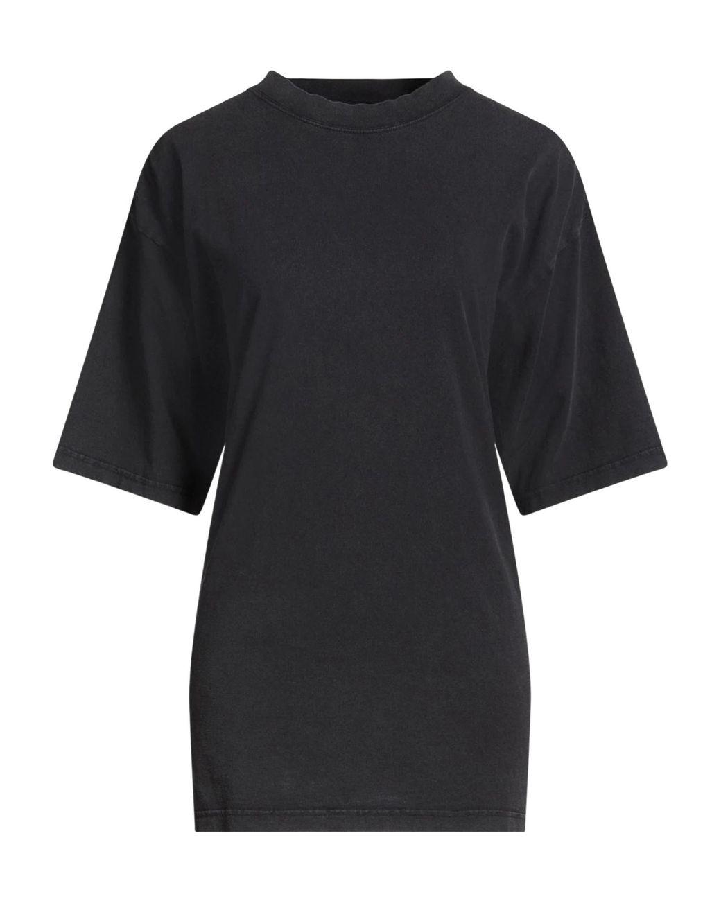 Balenciaga Black Round Neck Short Sleeve T-Shirt