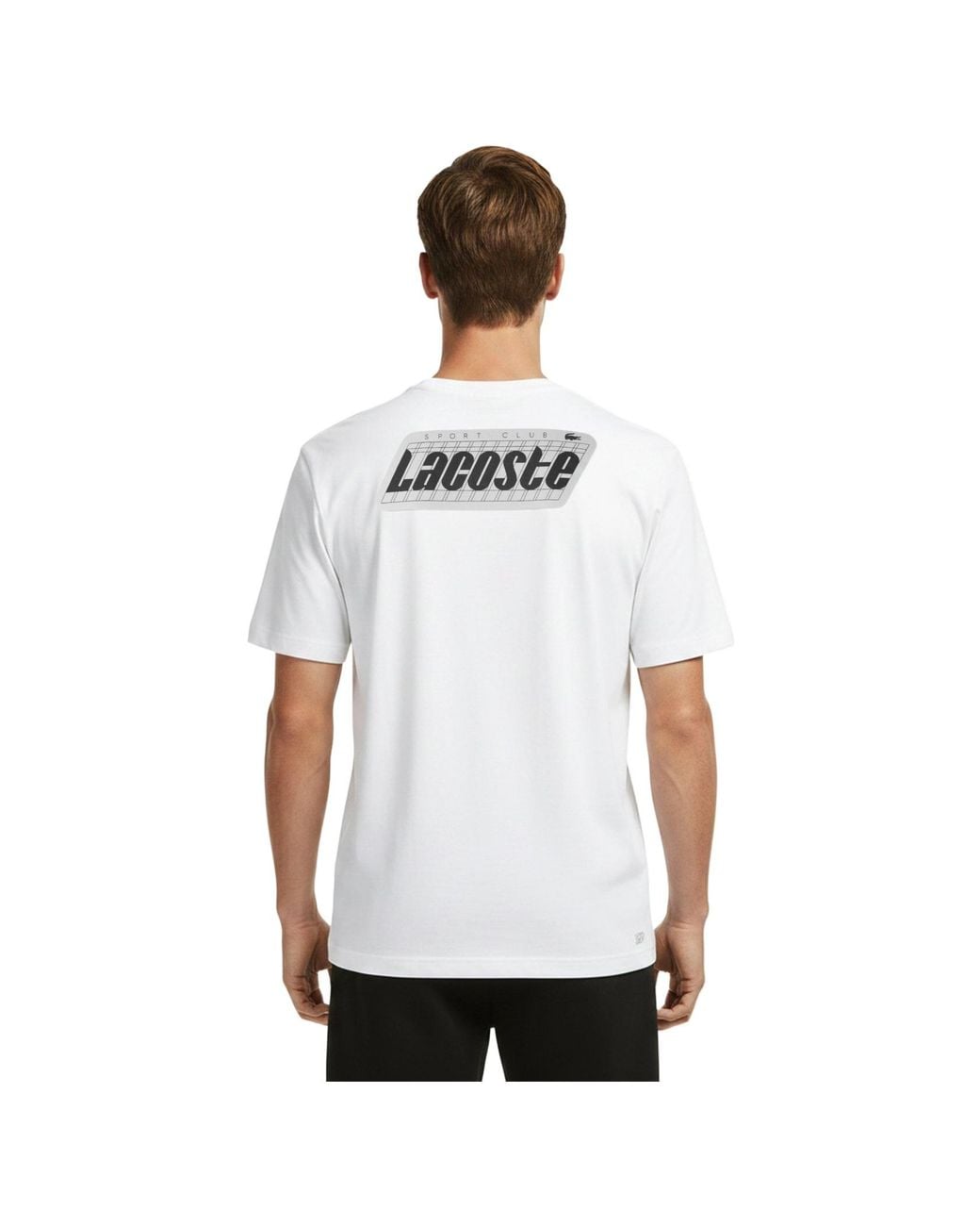 Lacoste White Casual Short-Sleeved Top for men