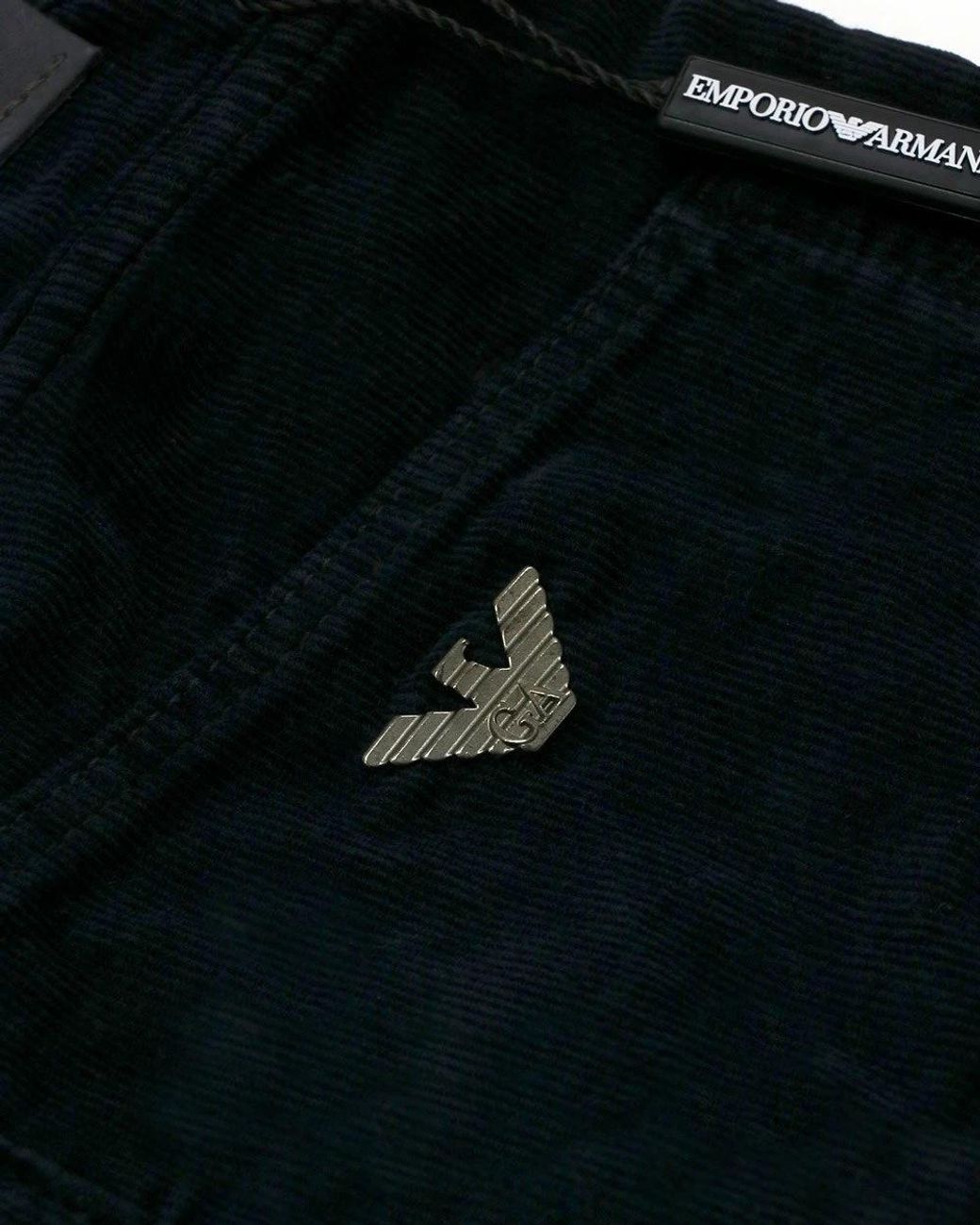 Emporio Armani Black Logo Jeans for men