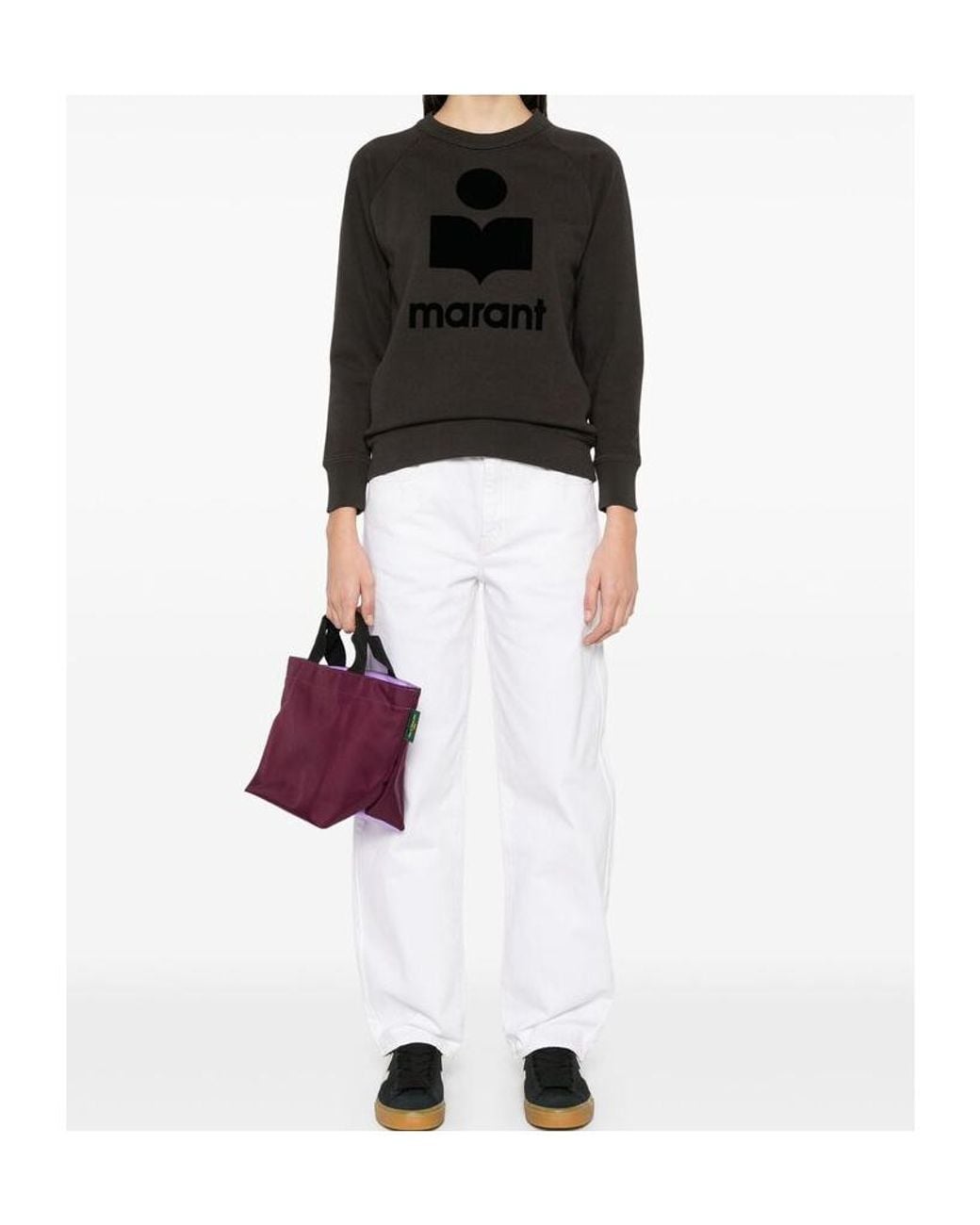 Isabel Marant Black Isabel Marant Étoile Millyny Logo Sweatshirt