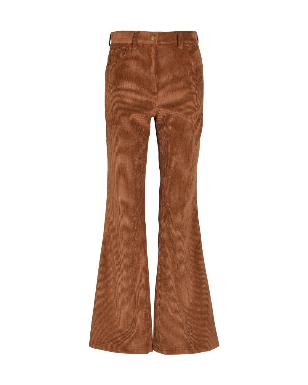 Moncler Brown Casual Corduroy Pants