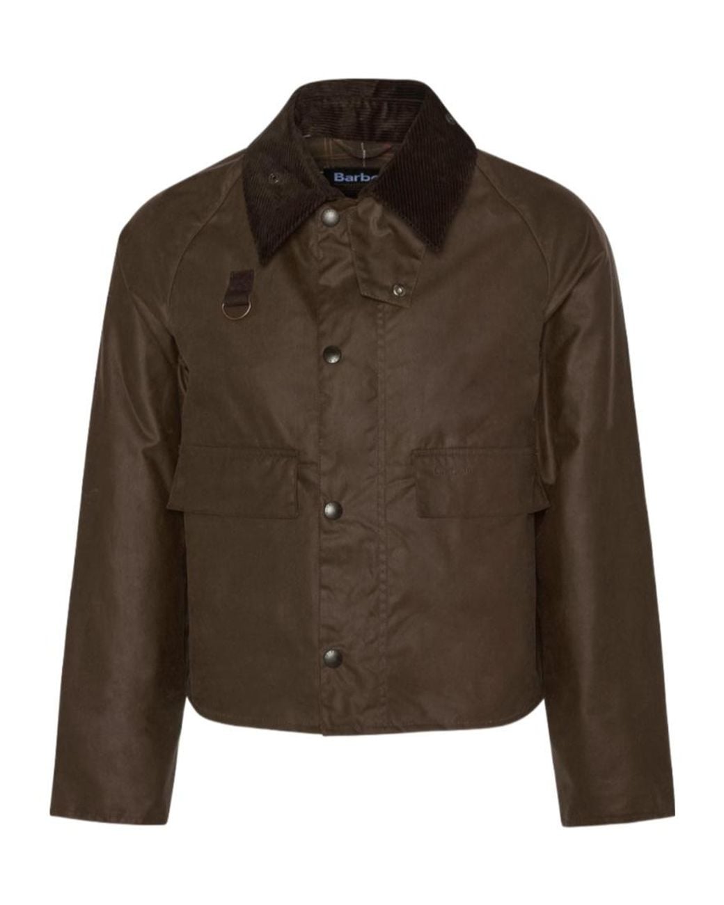 Barbour Brown Spey Slim Waxed Jacket for men