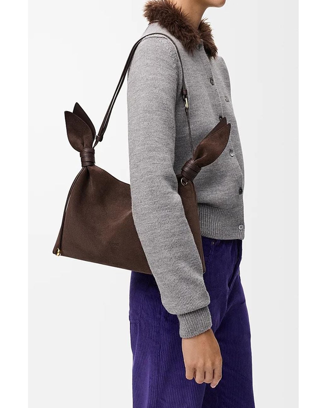 Loewe Brown Medium Scarf Bag