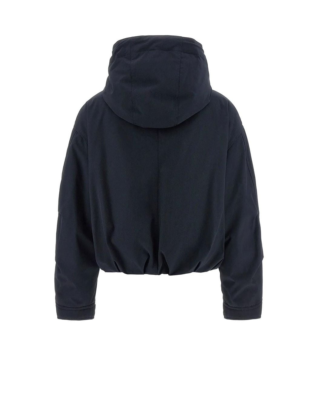 Moncler Blue Eucalyptus Hooded Short Jacket