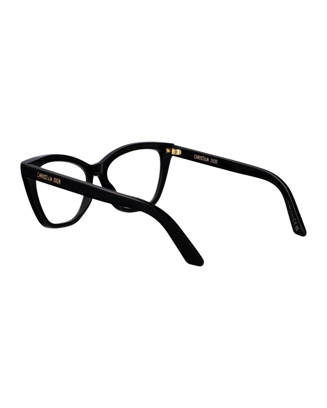 Dior White Eyewear Cat-Eye Frame Glasses