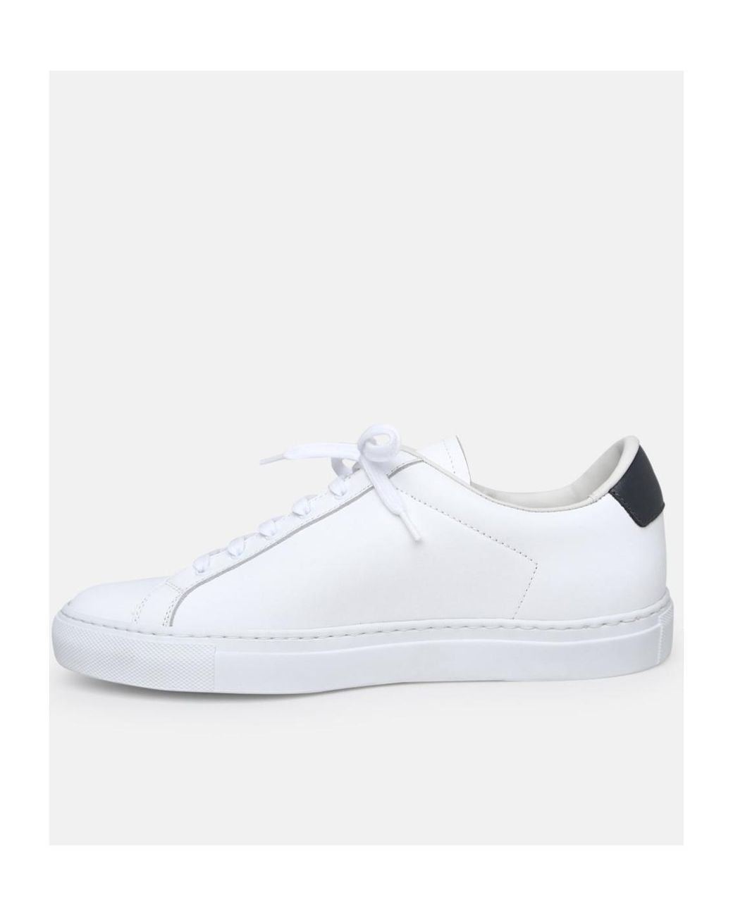 Common Projects White Round-Toe Lace-Up Sneakers for men