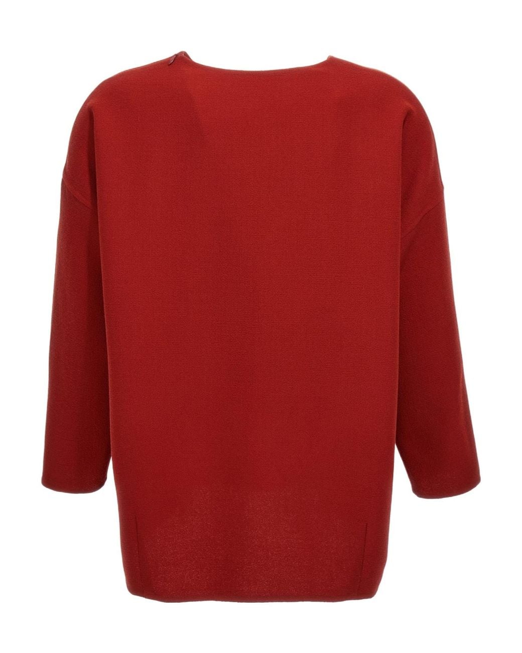 Gianluca Capannolo Red Bettina Blouse