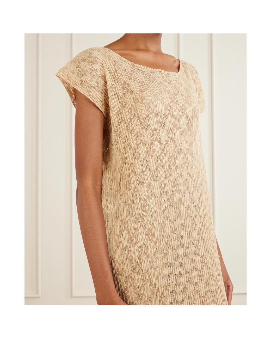 The Row Natural Round Neck Dress