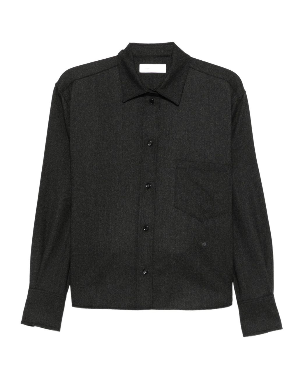 Victoria Beckham Black Patch Pocket Shirt