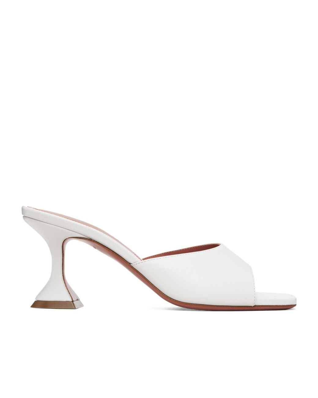 AMINA MUADDI White Lupita 70 High-Heeled Sandals