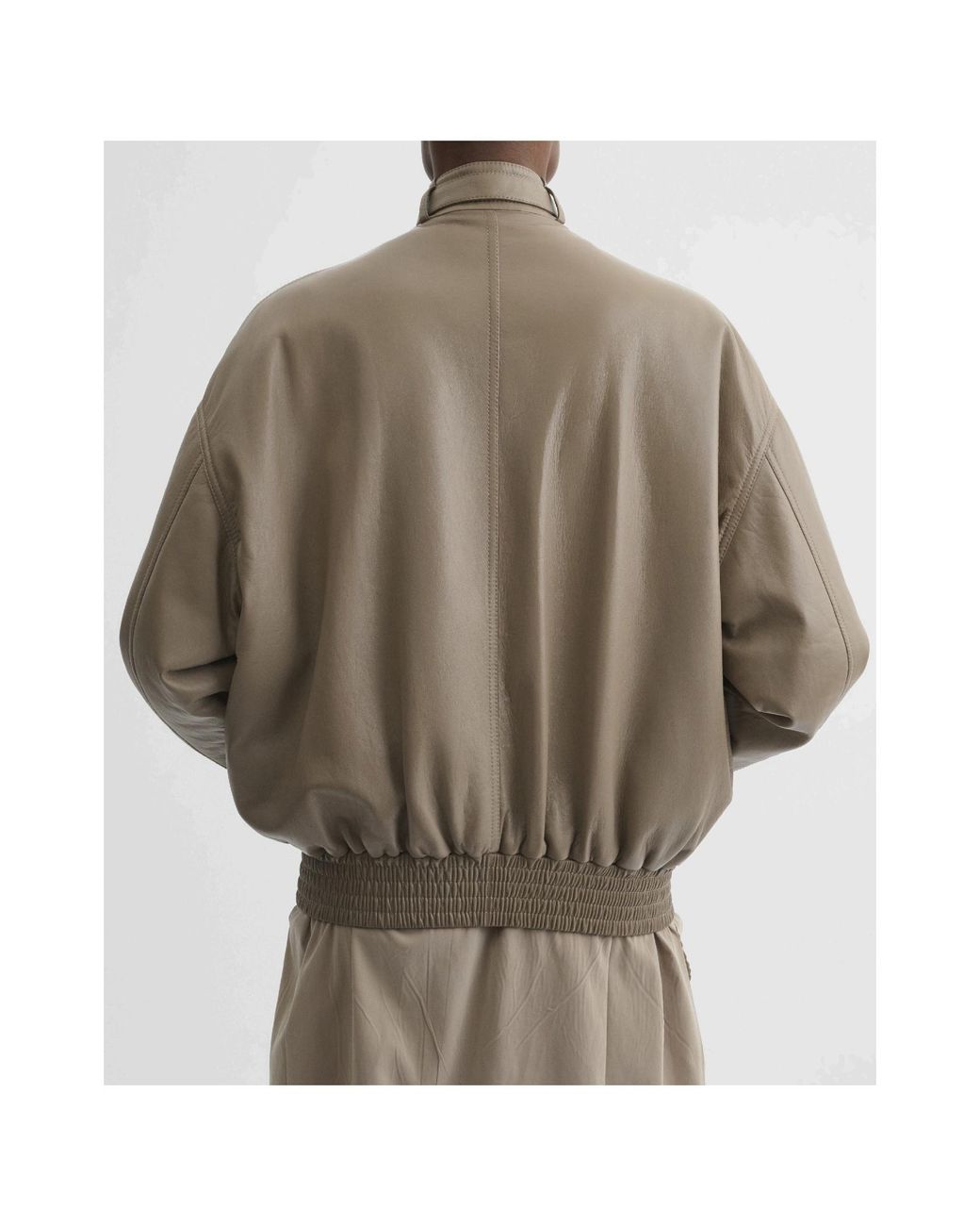 Phoebe Philo Brown Zipper Leather Jacket