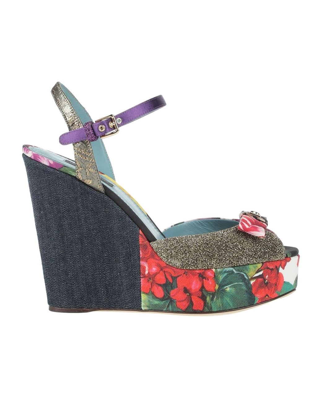 Dolce & Gabbana Blue Print Sandals