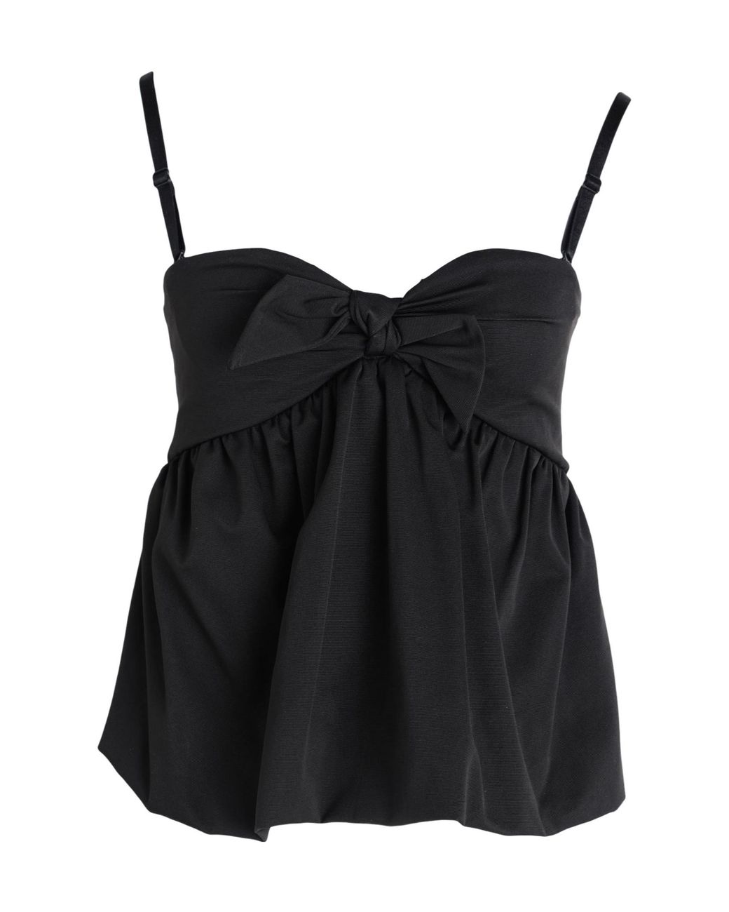 MAX&Co. Black Deep V Neck Strap