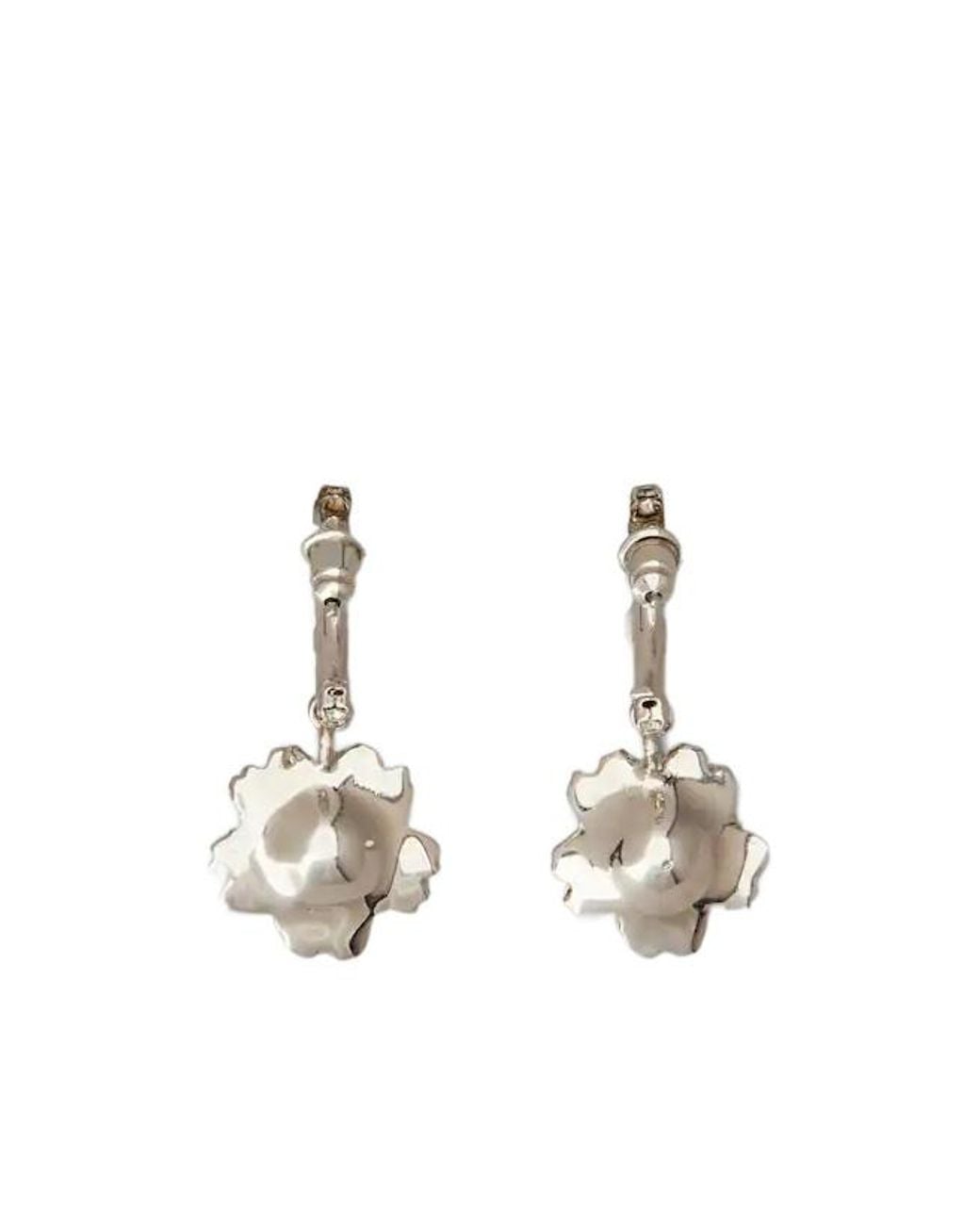 Roger Vivier Metallic Efflorescence Earrings