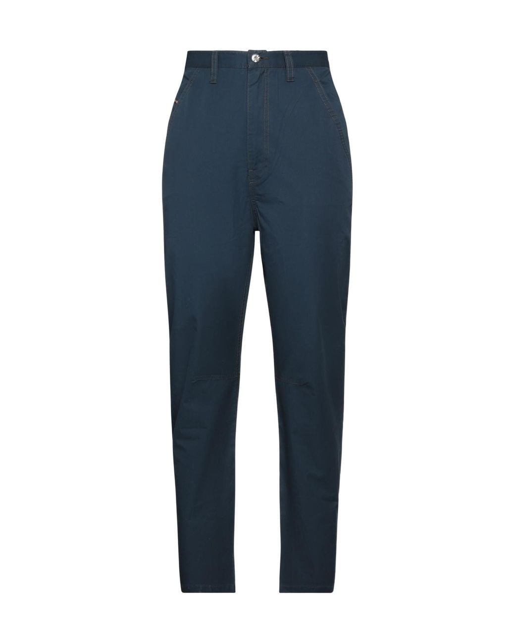 DIESEL Blue Plain Colour Casual Trousers