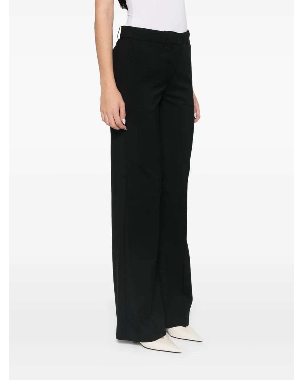 Joseph Black Pleated Casual Trousers