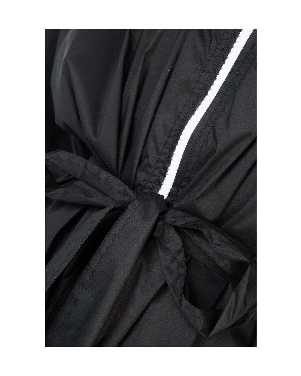 Givenchy Black Mid-Length Belted Raincoat