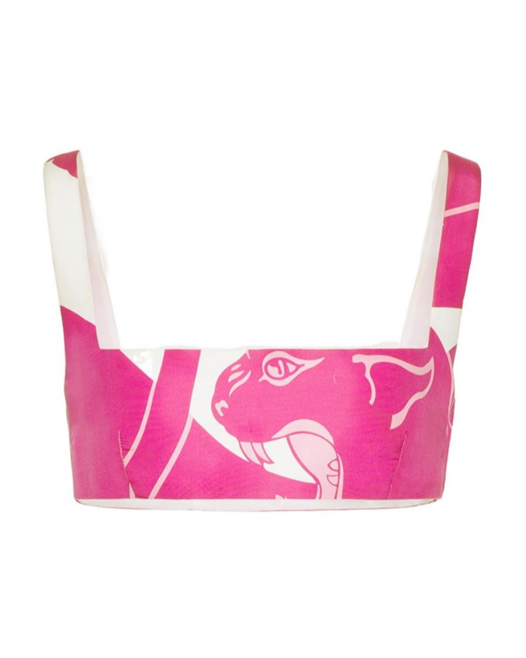 Valentino Pink Sleeveless Cropped Top
