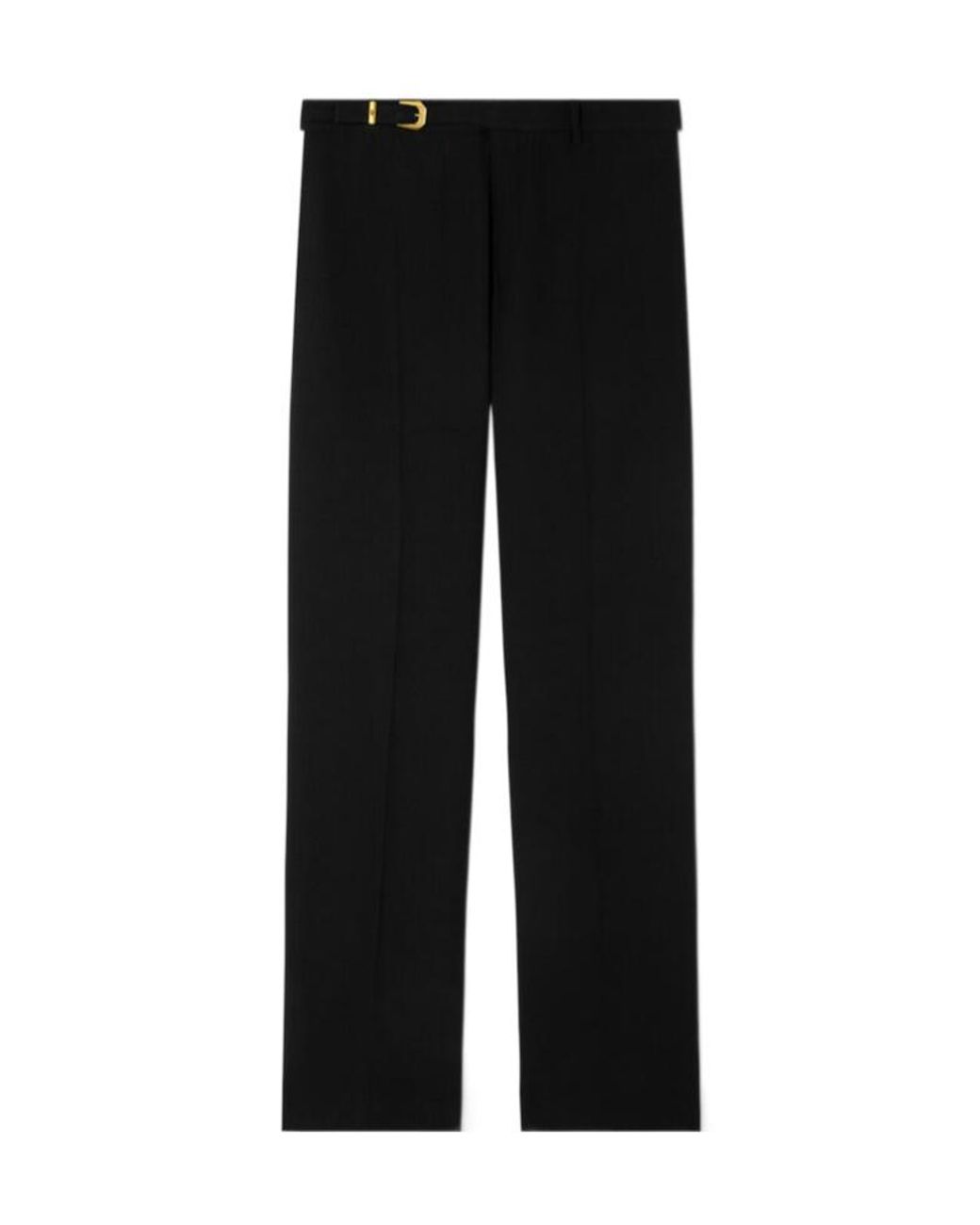 Versace Black Belted Tailored Trousers for men