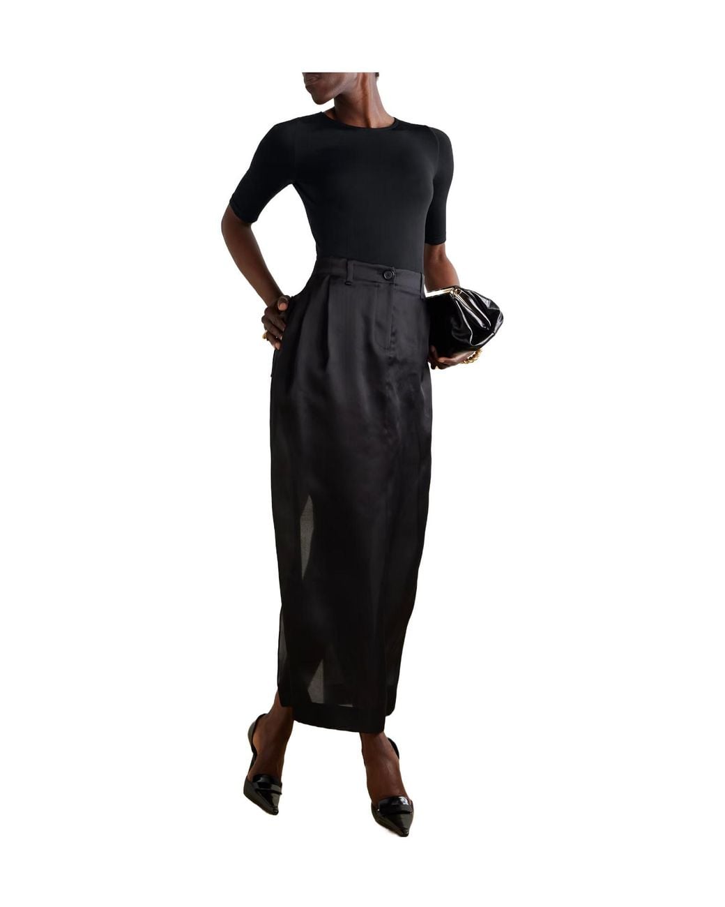 Wolford Black Stretchknit Bodysuit