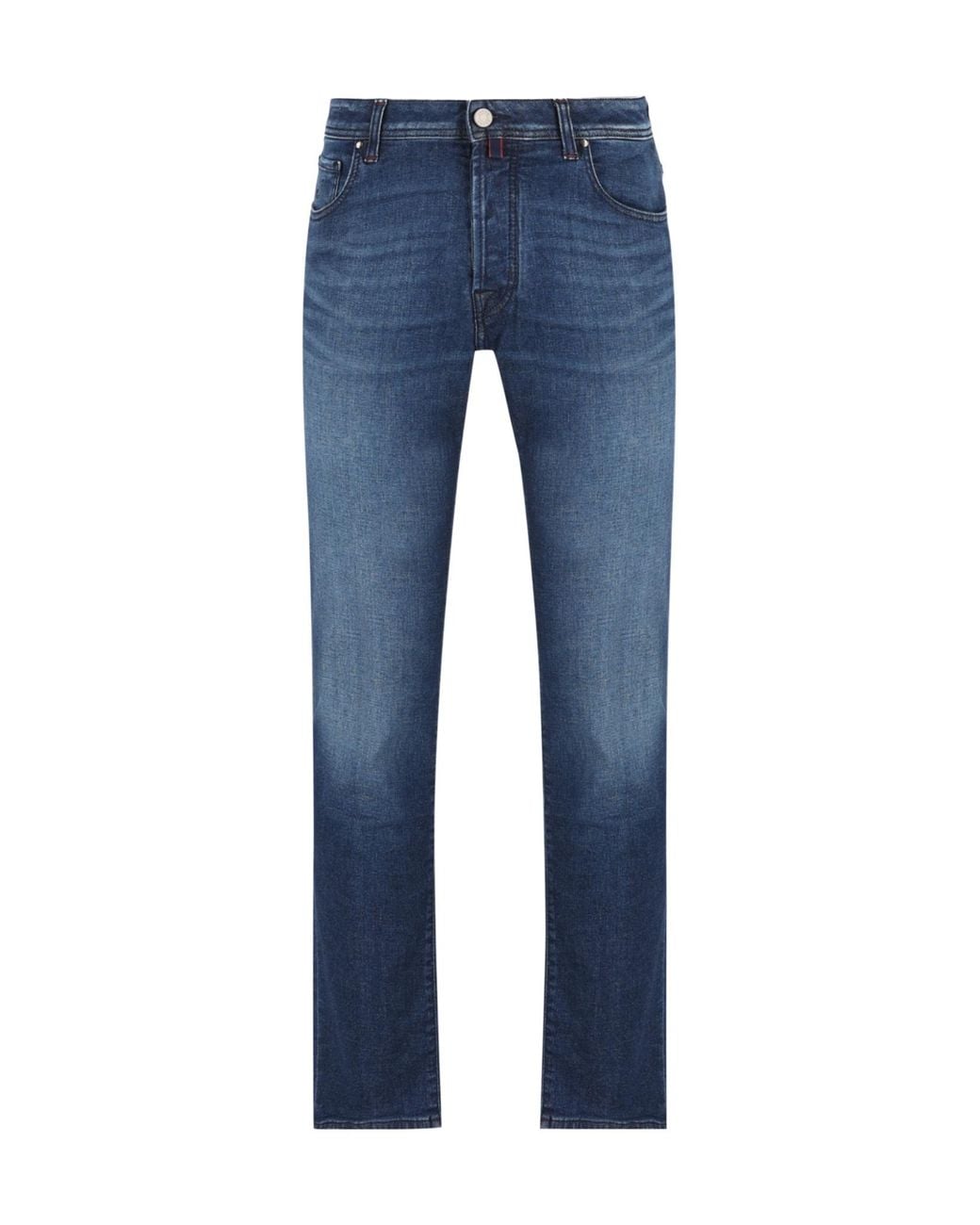 Jacob Cohen Blue Logo-Patch Pocket Jeans for men