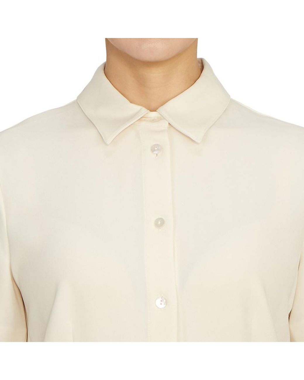 Theory White Short-Sleeved Dress
