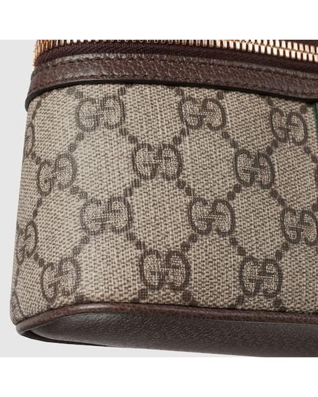 Gucci Brown Ophidia Super Mini Shoulder Bag