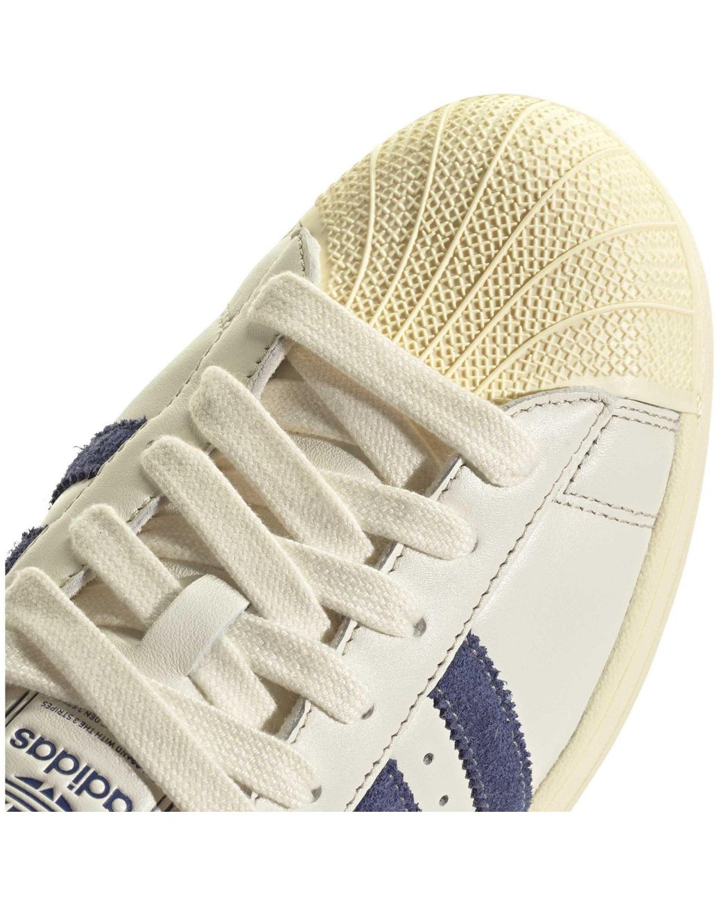 Adidas Originals Blue Low-Top Leather Sneakers for men