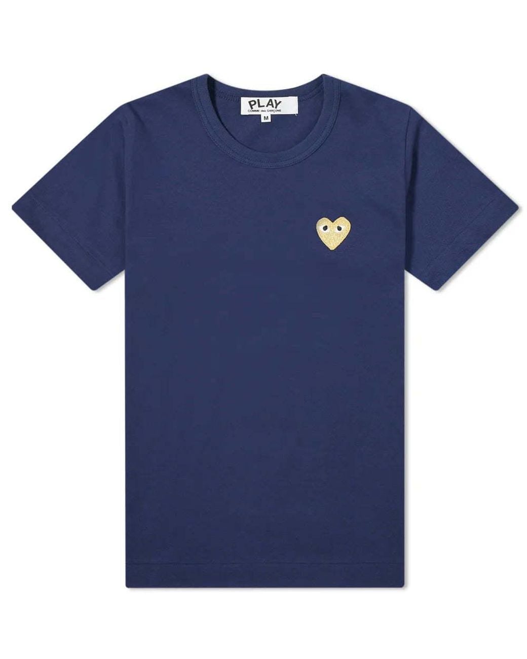 COMME DES GARÇONS PLAY Blue Round-Necked Logo T-Shirt