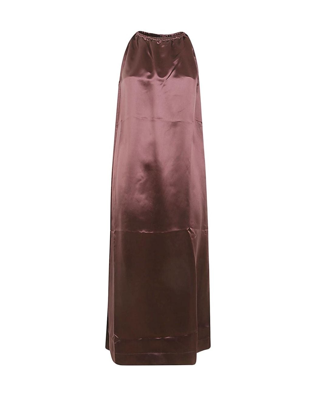 Loulou de Saison Purple Morene Halterneck Maxi Dress