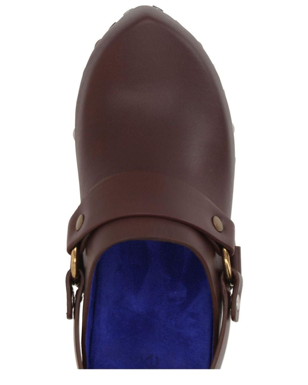 Chloé Brown Chloé Talis Wedge Clogs