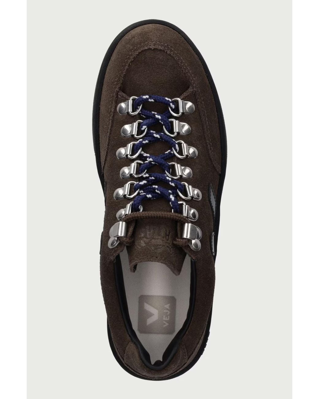Veja Brown Hiker-Lace Low-Top Sneakers