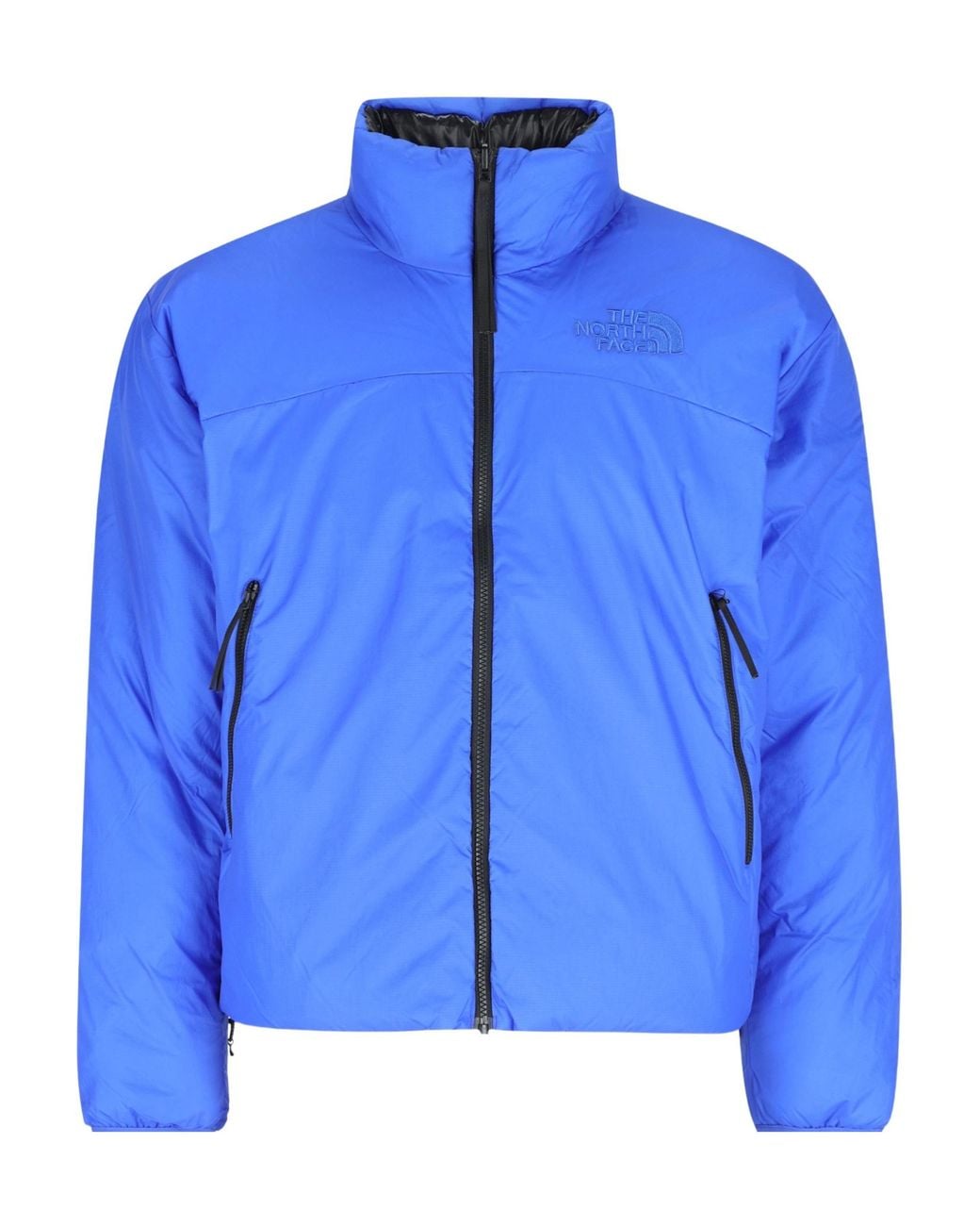 The North Face Blue Reversible Stand-Collar Down Jacket for men