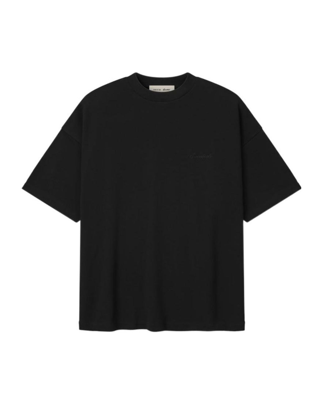 Fear Of God Black Logo Oversized T-Shirt for men